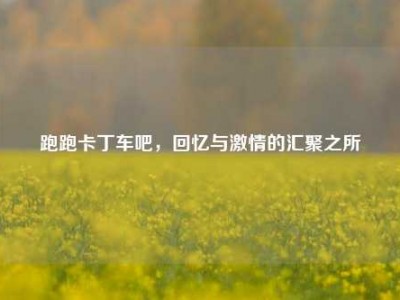 跑跑卡丁车吧，回忆与激情的汇聚之所