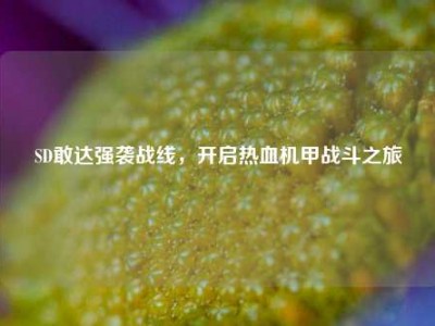 SD敢达强袭战线，开启热血机甲战斗之旅