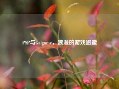 PSP与Galgame，浪漫的游戏邂逅