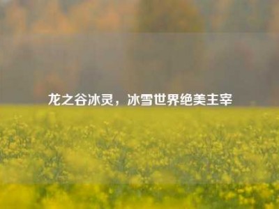 龙之谷冰灵，冰雪世界绝美主宰