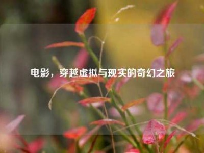 电影，穿越虚拟与现实的奇幻之旅