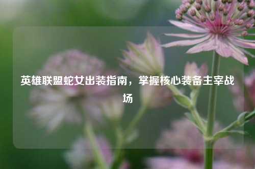 英雄联盟蛇女出装指南,掌握核心装备主宰战场