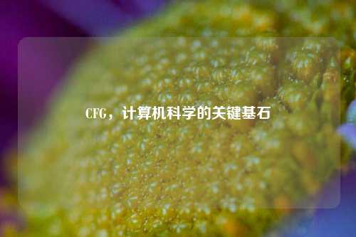CFG,计算机科学的关键基石