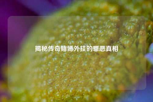 揭秘传奇赌博外挂的罪恶真相