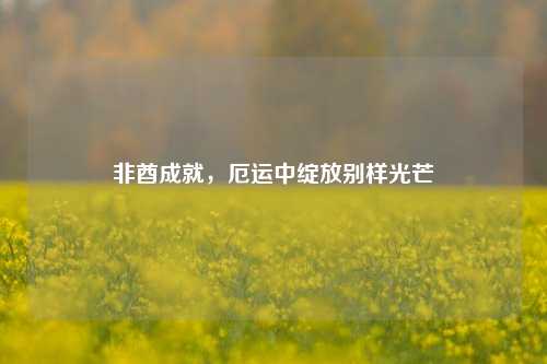 非酋成就，厄运中绽放别样光芒